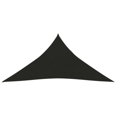 vidaXL Sonnensegel 160 g/m² Schwarz 3x3x3 m HDPE