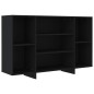 vidaXL Sideboard Schwarz 120x30x75 cm Holzwerkstoff vidaXL Sideboard Schwarz 120x30x75 cm Holzwerkstoff