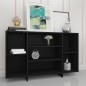 vidaXL Sideboard Schwarz 120x30x75 cm Holzwerkstoff vidaXL Sideboard Schwarz 120x30x75 cm Holzwerkstoff