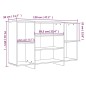 vidaXL Sideboard Schwarz 120x30x75 cm Holzwerkstoff vidaXL Sideboard Schwarz 120x30x75 cm Holzwerkstoff