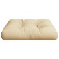 vidaXL Palettenkissen Beige 58x58x10 cm Stoff vidaXL Palettenkissen Beige 58x58x10 cm Stoff