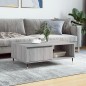 vidaXL Couchtisch Grau Sonoma 90x60x35 cm Holzwerkstoff vidaXL Couchtisch Grau Sonoma 90x60x35 cm Holzwerkstoff