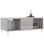 vidaXL Couchtisch Grau Sonoma 102x50x40 cm Holzwerkstoff vidaXL Couchtisch Grau Sonoma 102x50x40 cm Holzwerkstoff