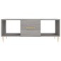 vidaXL Couchtisch Grau Sonoma 102x50x40 cm Holzwerkstoff vidaXL Couchtisch Grau Sonoma 102x50x40 cm Holzwerkstoff
