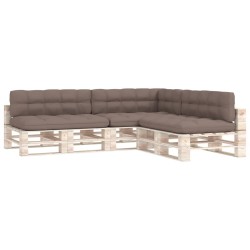 Palettensofa-Auflagen 7 Stk. Taupe