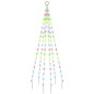 vidaXL LED-Weihnachtsbaum für Fahnenmast Mehrfarbig 108 LEDs 180 cm vidaXL LED-Weihnachtsbaum für Fahnenmast Mehrfarbig 108 LEDs 180 cm