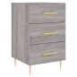 vidaXL Nachttisch Grau Sonoma 40x40x66 cm Holzwerkstoff vidaXL Nachttisch Grau Sonoma 40x40x66 cm Holzwerkstoff