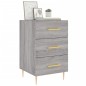 vidaXL Nachttisch Grau Sonoma 40x40x66 cm Holzwerkstoff vidaXL Nachttisch Grau Sonoma 40x40x66 cm Holzwerkstoff
