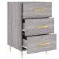 vidaXL Nachttisch Grau Sonoma 40x40x66 cm Holzwerkstoff vidaXL Nachttisch Grau Sonoma 40x40x66 cm Holzwerkstoff