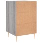 vidaXL Nachttisch Grau Sonoma 40x40x66 cm Holzwerkstoff vidaXL Nachttisch Grau Sonoma 40x40x66 cm Holzwerkstoff