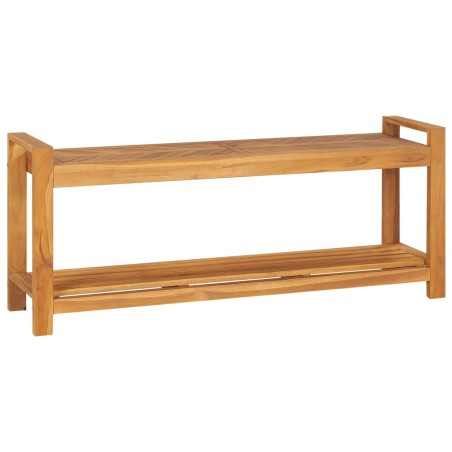vidaXL Sitzbank 120 cm Massivholz Teak