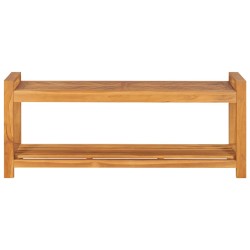 vidaXL Sitzbank 120 cm Massivholz Teak