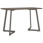 vidaXL Esstisch Grau 120x60x74 cm MDF und Eisen vidaXL Esstisch Grau 120x60x74 cm MDF und Eisen