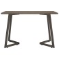 vidaXL Esstisch Grau 120x60x74 cm MDF und Eisen vidaXL Esstisch Grau 120x60x74 cm MDF und Eisen