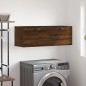 vidaXL Wandschrank Braun Eichen-Optik 100x36,5x35 cm Holzwerkstoff vidaXL Wandschrank Braun Eichen-Optik 100x36,5x35 cm Holzwerkstoff