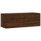 vidaXL Wandschrank Braun Eichen-Optik 100x36,5x35 cm Holzwerkstoff vidaXL Wandschrank Braun Eichen-Optik 100x36,5x35 cm Holzwerkstoff