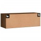 vidaXL Wandschrank Braun Eichen-Optik 100x36,5x35 cm Holzwerkstoff vidaXL Wandschrank Braun Eichen-Optik 100x36,5x35 cm Holzwerkstoff