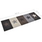 vidaXL Küchenteppich Waschbar Sterne 60x300 cm vidaXL Küchenteppich Waschbar Sterne 60x300 cm