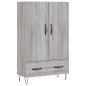 vidaXL Highboard Grau Sonoma 69,5x31x115 cm Holzwerkstoff