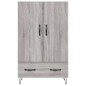 vidaXL Highboard Grau Sonoma 69,5x31x115 cm Holzwerkstoff