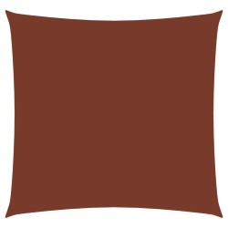 vidaXL Sonnensegel Oxford-Gewebe Quadratisch 6x6 m Terrakottarot
