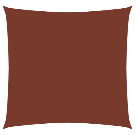 vidaXL Sonnensegel Oxford-Gewebe Quadratisch 6x6 m Terrakottarot