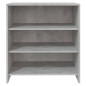 vidaXL Sideboard Betongrau 70x40,5x75 cm Holzwerkstoff vidaXL Sideboard Betongrau 70x40,5x75 cm Holzwerkstoff