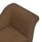 vidaXL Hundesofa mit Kissen Braun 83x44x44 cm Plüsch vidaXL Hundesofa mit Kissen Braun 83x44x44 cm Plüsch