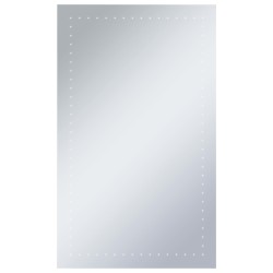 vidaXL Badezimmer-Wandspiegel mit LEDs 60x100 cm