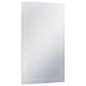 vidaXL Badezimmer-Wandspiegel mit LEDs 60x100 cm vidaXL Badezimmer-Wandspiegel mit LEDs 60x100 cm