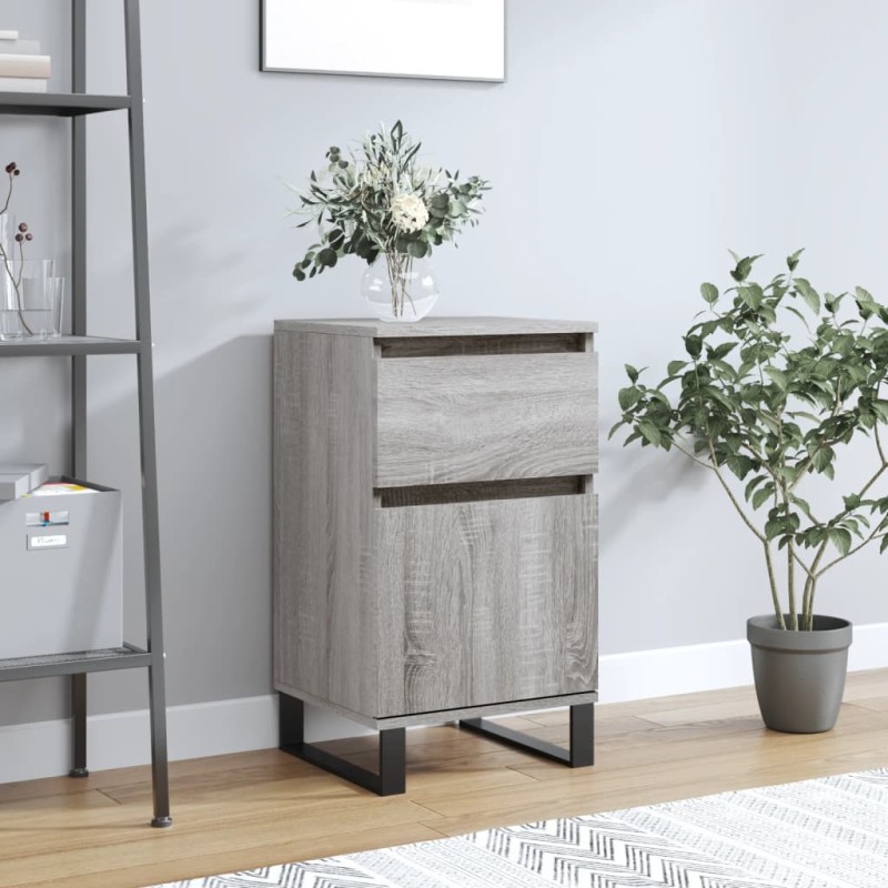 vidaXL Sideboard Grau Sonoma 40x35x70 cm Holzwerkstoff vidaXL Sideboard Grau Sonoma 40x35x70 cm Holzwerkstoff