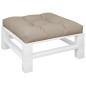 Palettenkissen Taupe 70x70x12 cm Stoff Palettenkissen Taupe 70x70x12 cm Stoff