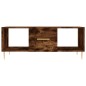 vidaXL Couchtisch Räuchereiche 102x50x40 cm Holzwerkstoff vidaXL Couchtisch Räuchereiche 102x50x40 cm Holzwerkstoff