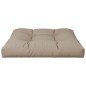 Palettenkissen Taupe 70x70x12 cm Stoff Palettenkissen Taupe 70x70x12 cm Stoff