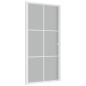vidaXL Innentür 102,5x201,5 cm Weiß Mattglas und Aluminium vidaXL Innentür 102,5x201,5 cm Weiß Mattglas und Aluminium