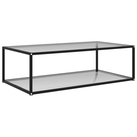 vidaXL Couchtisch Transparent 120x60x35 cm Hartglas