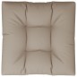 Palettenkissen Taupe 70x70x12 cm Stoff Palettenkissen Taupe 70x70x12 cm Stoff