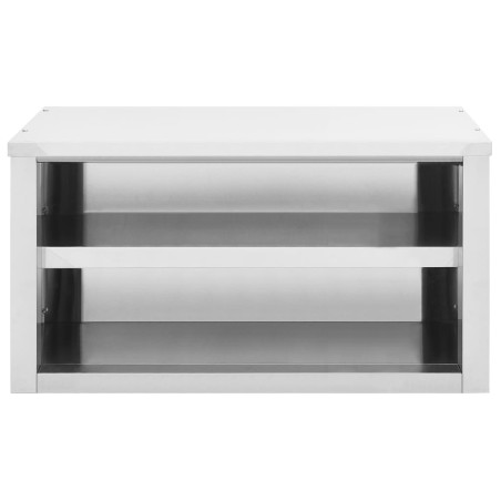 vidaXL Wandhängeschrank 90x40x50 cm Edelstahl