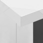 vidaXL Wandhängeschrank 90x40x50 cm Edelstahl