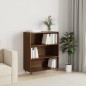 vidaXL Bücherregal Braun Eichen-Optik 69,5x32,5x90 cm Holzwerkstoff vidaXL Bücherregal Braun Eichen-Optik 69,5x32,5x90 cm Holzwerkstoff