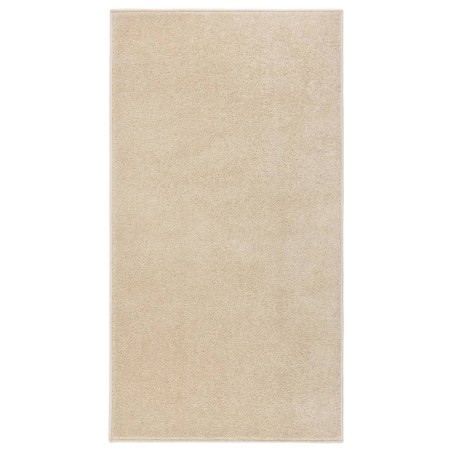 vidaXL Teppich Kurzflor 80x150 cm Beige
