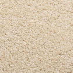 vidaXL Teppich Kurzflor 80x150 cm Beige