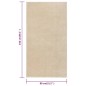 vidaXL Teppich Kurzflor 80x150 cm Beige vidaXL Teppich Kurzflor 80x150 cm Beige