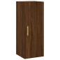 vidaXL Wandschrank Braun Eichen-Optik 34,5x34x90 cm vidaXL Wandschrank Braun Eichen-Optik 34,5x34x90 cm