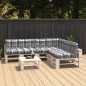 vidaXL Palettensofa-Auflagen 7 Stk. Grau Karomuster vidaXL Palettensofa-Auflagen 7 Stk. Grau Karomuster