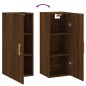 vidaXL Wandschrank Braun Eichen-Optik 34,5x34x90 cm vidaXL Wandschrank Braun Eichen-Optik 34,5x34x90 cm