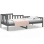 vidaXL Tagesbett Grau 80x200 cm Massivholz Kiefer vidaXL Tagesbett Grau 80x200 cm Massivholz Kiefer