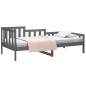 vidaXL Tagesbett Grau 80x200 cm Massivholz Kiefer vidaXL Tagesbett Grau 80x200 cm Massivholz Kiefer