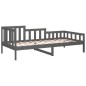 vidaXL Tagesbett Grau 80x200 cm Massivholz Kiefer vidaXL Tagesbett Grau 80x200 cm Massivholz Kiefer