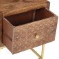 vidaXL Nachttisch 40x30x50 cm Mango Massivholz vidaXL Nachttisch 40x30x50 cm Mango Massivholz